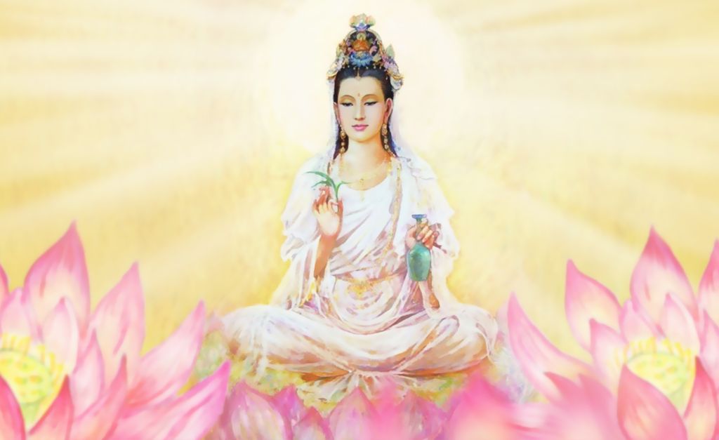 Buddhistische Meditationsszene